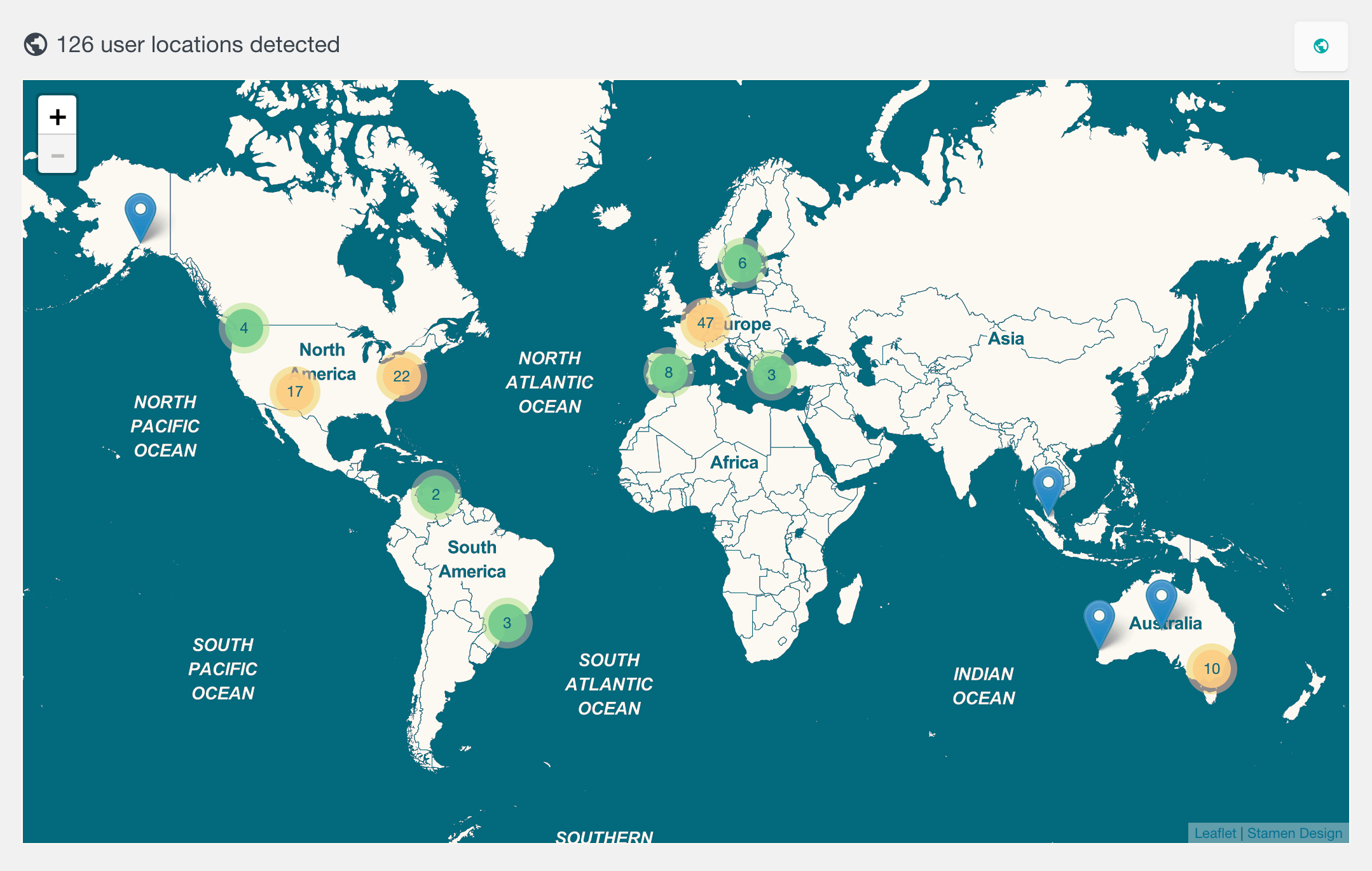 buddypress member location map