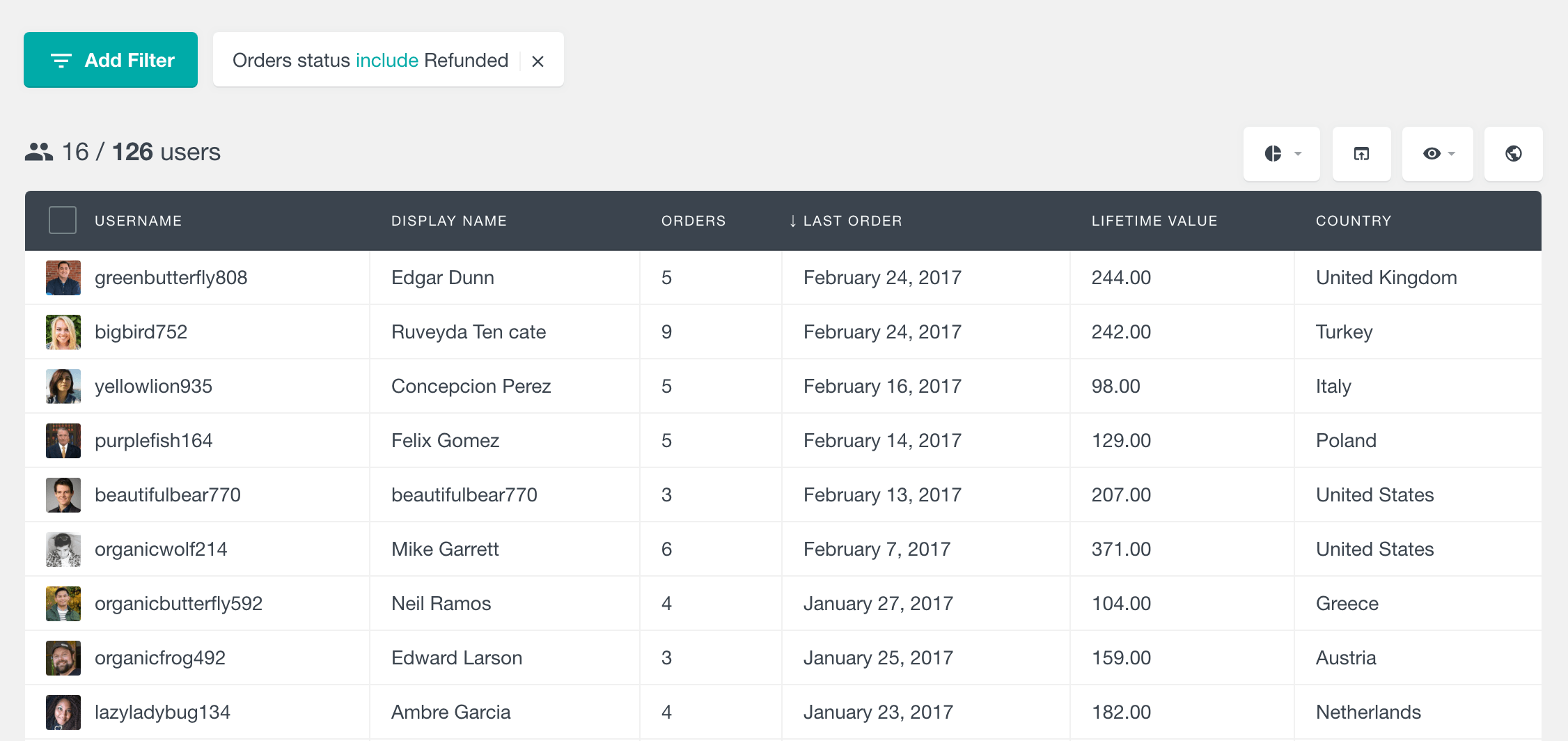 woocommerce customer order history