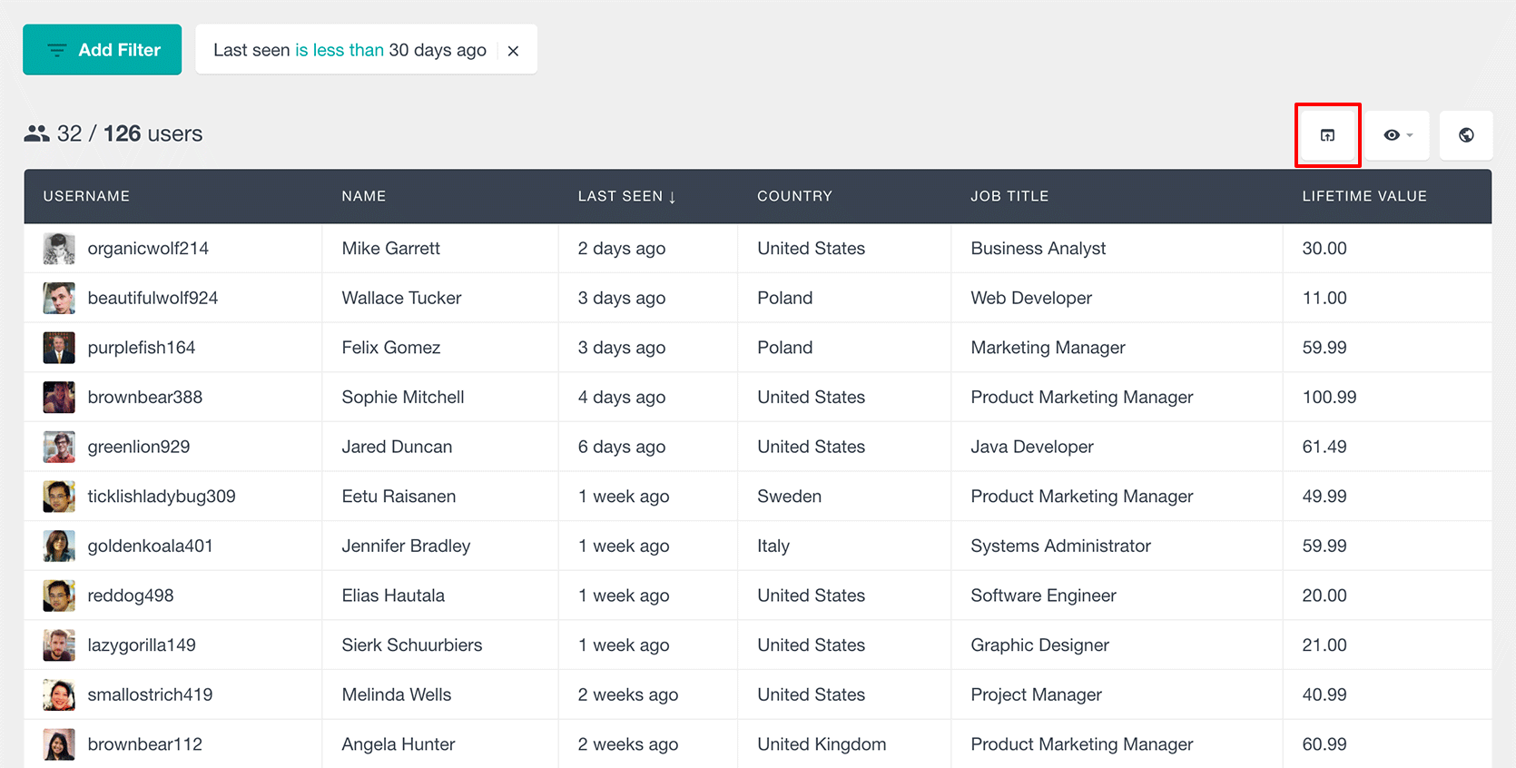 WordPress Export Users