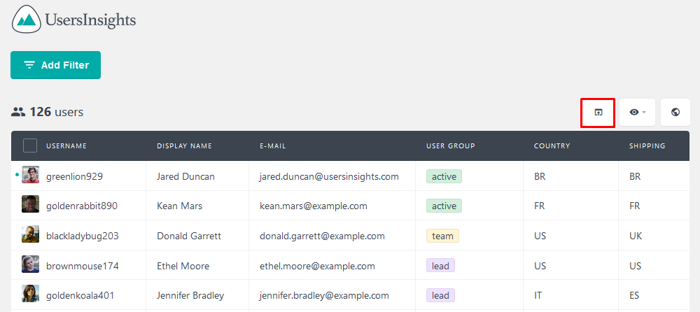 Exporting your users with custom fields