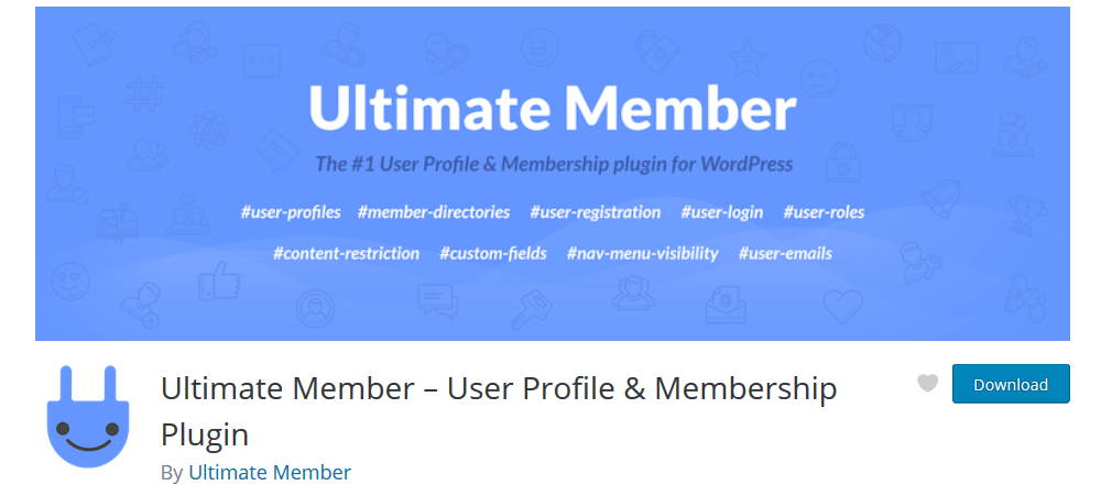 Ultimate Member WordPress plugin for memberships