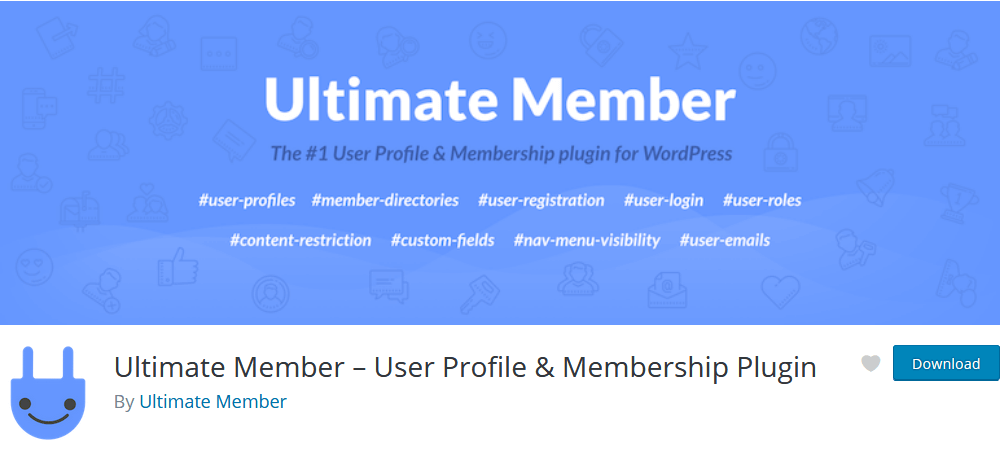 The Ultimate Member plugin for WordPress protected pages and memberships