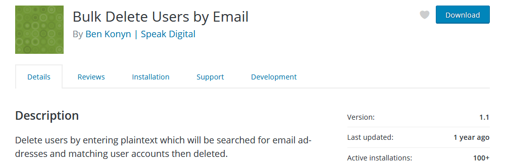 Bulk delete users via email