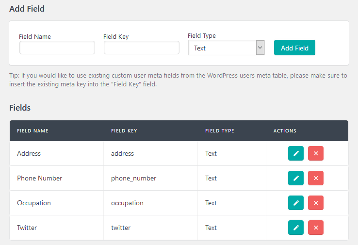 Map Custom Fields with Users Insights