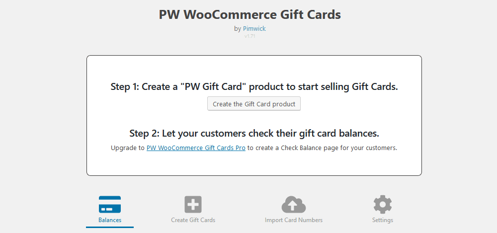 PW WooCommerce Gift Cards setup