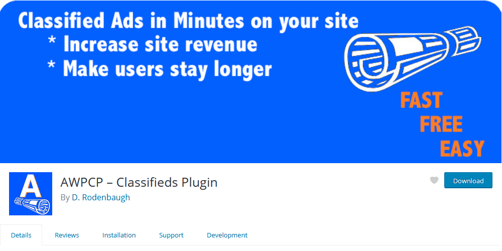 AWPCP WordPress classifieds plugin