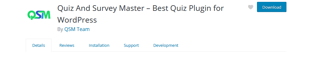 QSM is an advanced option for WordPress quiz creation