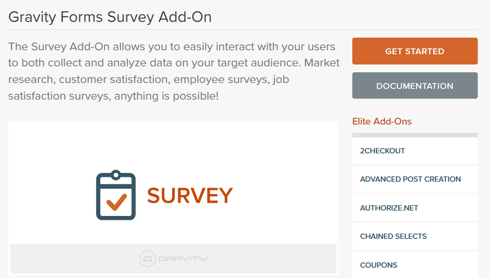 Create surveys with Gravity Forms and the Survey Add-On