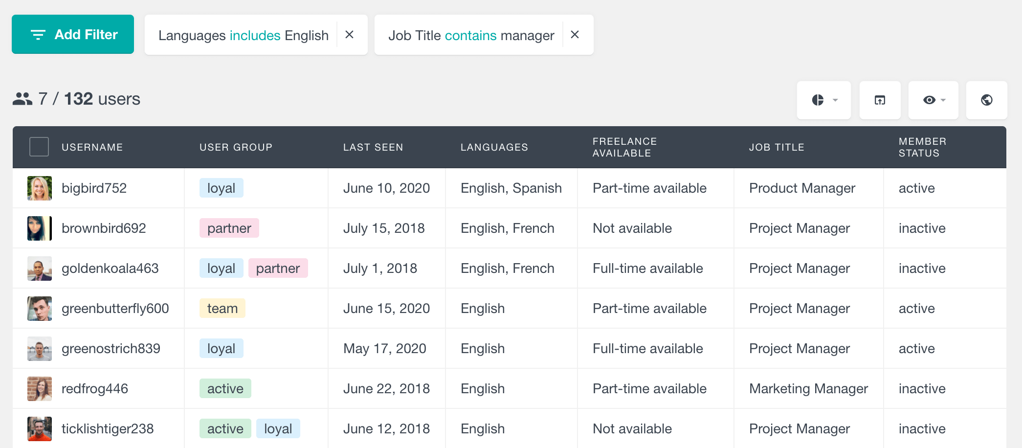 MemberPress filter users by custom fields