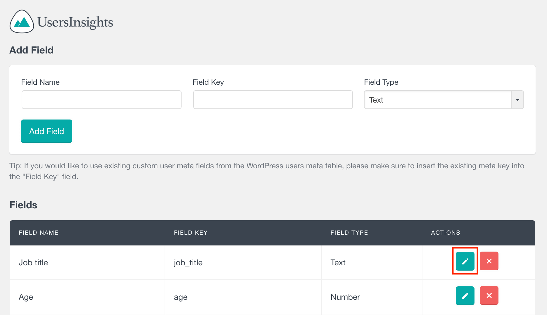 export wordpress custom field