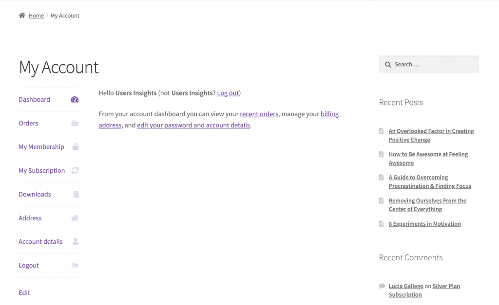 how-to-customize-the-my-account-page-in-woocommerce-users-insights