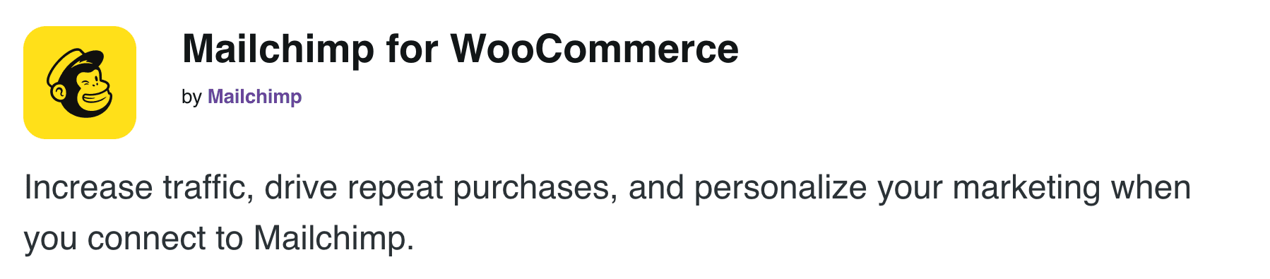 woocommerce customers to mailchimp