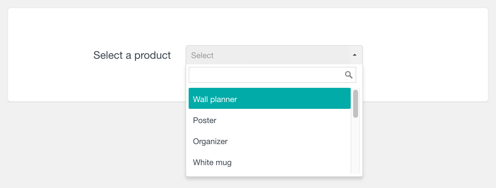WooCommerce reports select product