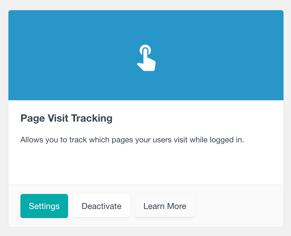 page visit tracking