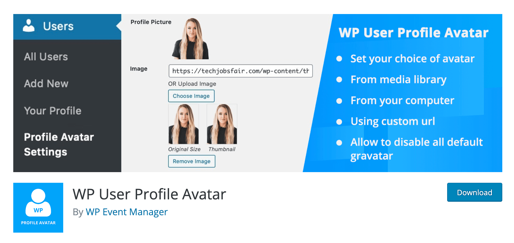 WP User Profile Avatar