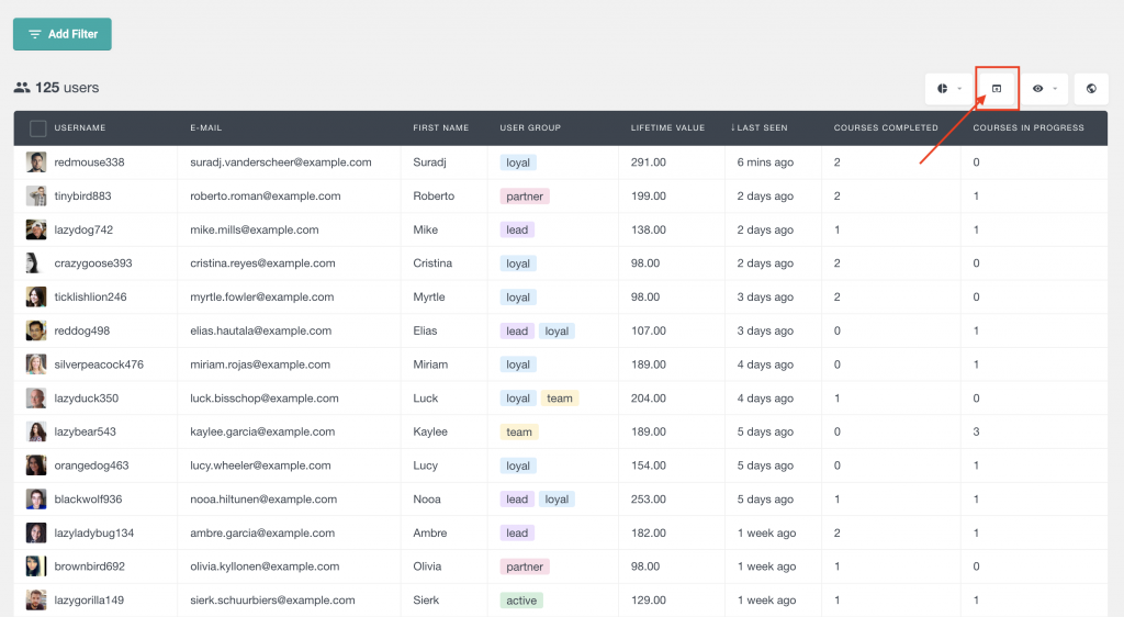 How to Export LearnDash User Data - Users Insights