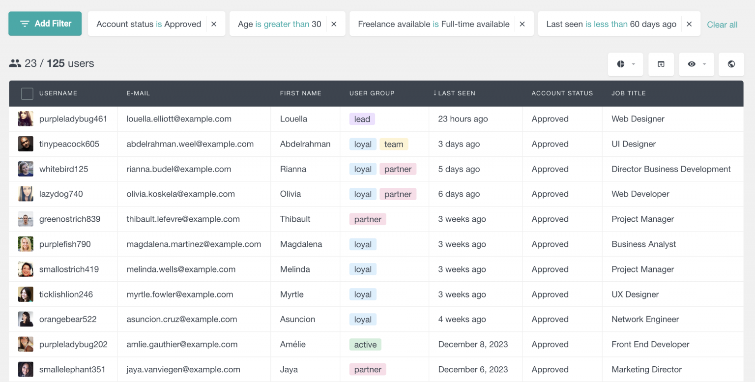 How to export users data from Ultimate Member - Users Insights